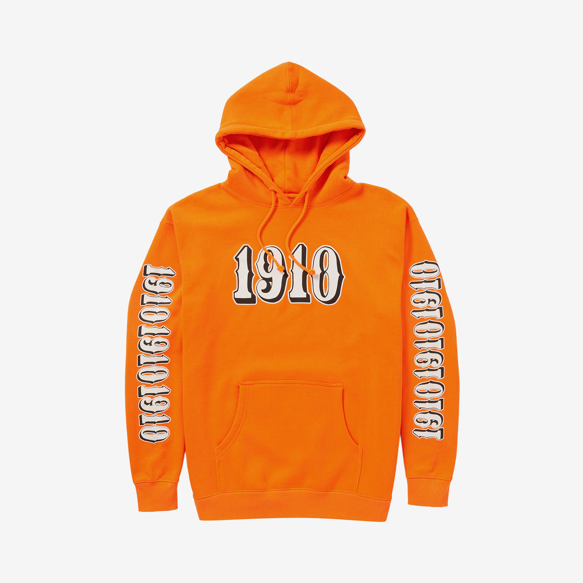 OG Font Pullover Fleece // Orange