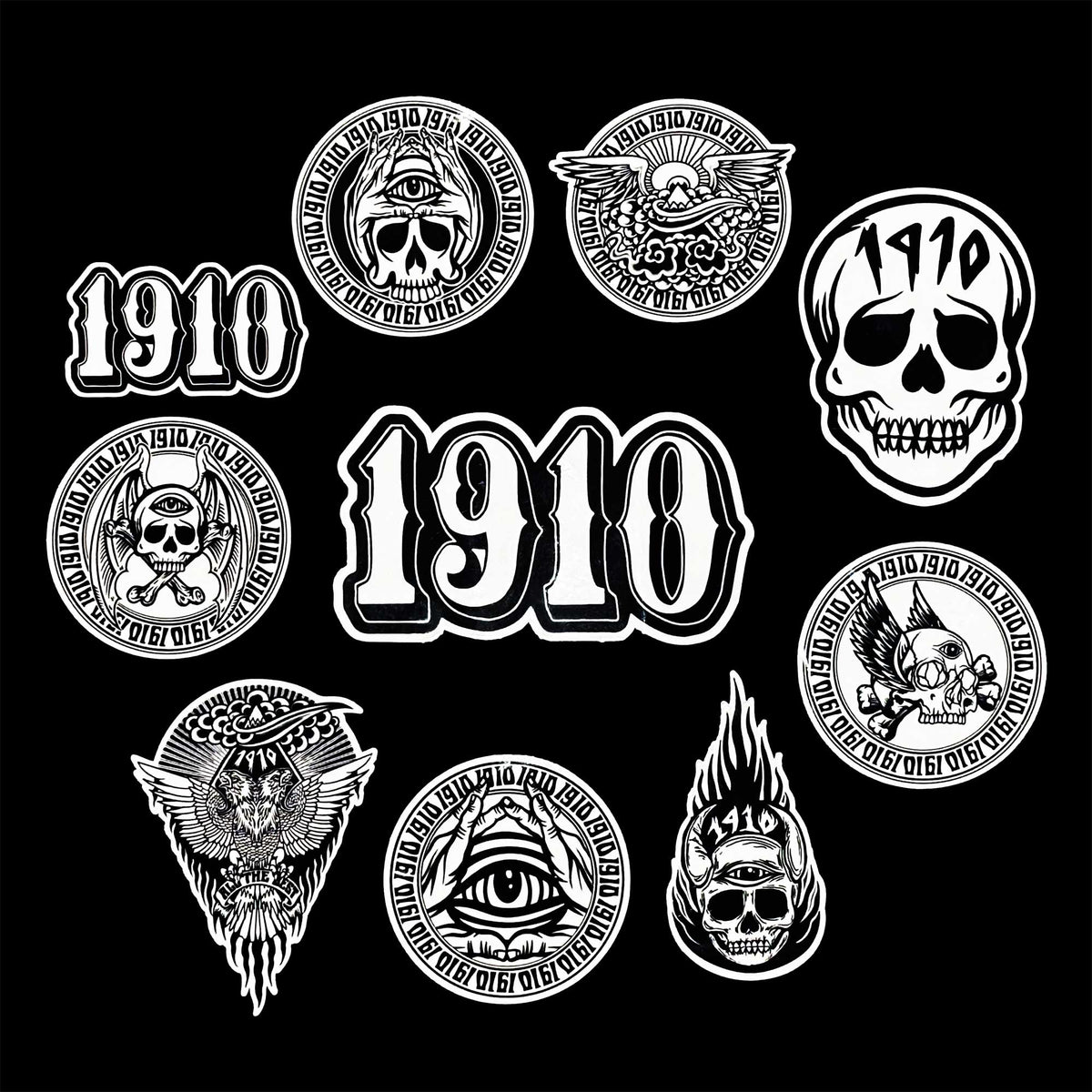 1910 Artworks Sticker Pack