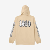 OG Font Hooded Coaches Jacket // Cream
