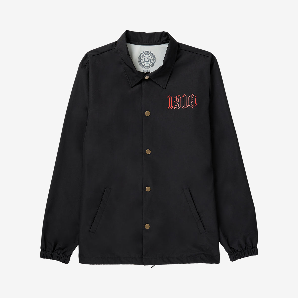 Stay Clean Coaches Jacket // Black