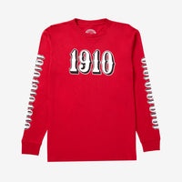 OG Font LS Tee // Red