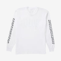 OG Font LS Tee // White