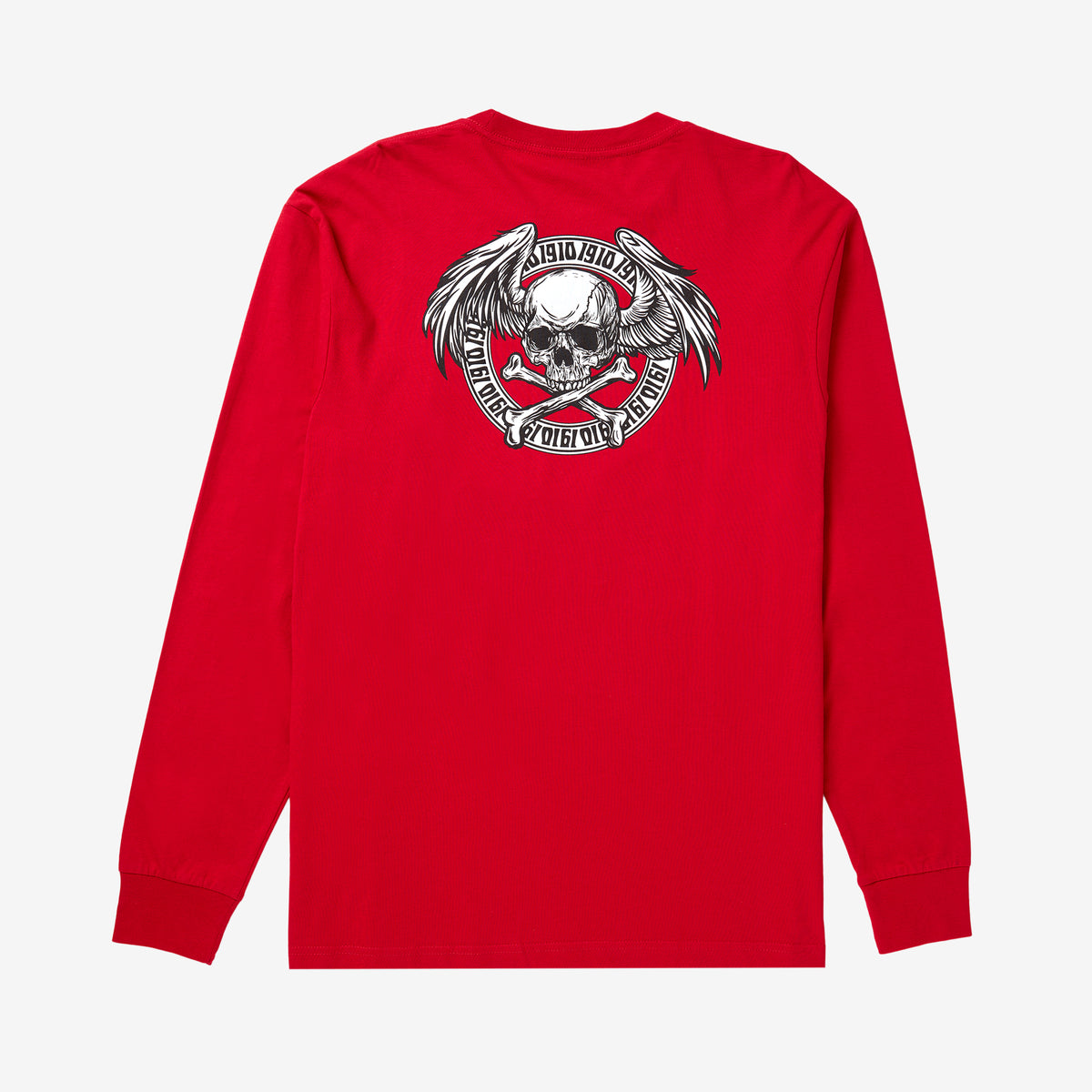 Heros Never Die LS Tee // Red