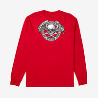 Heros Never Die LS Tee // Red