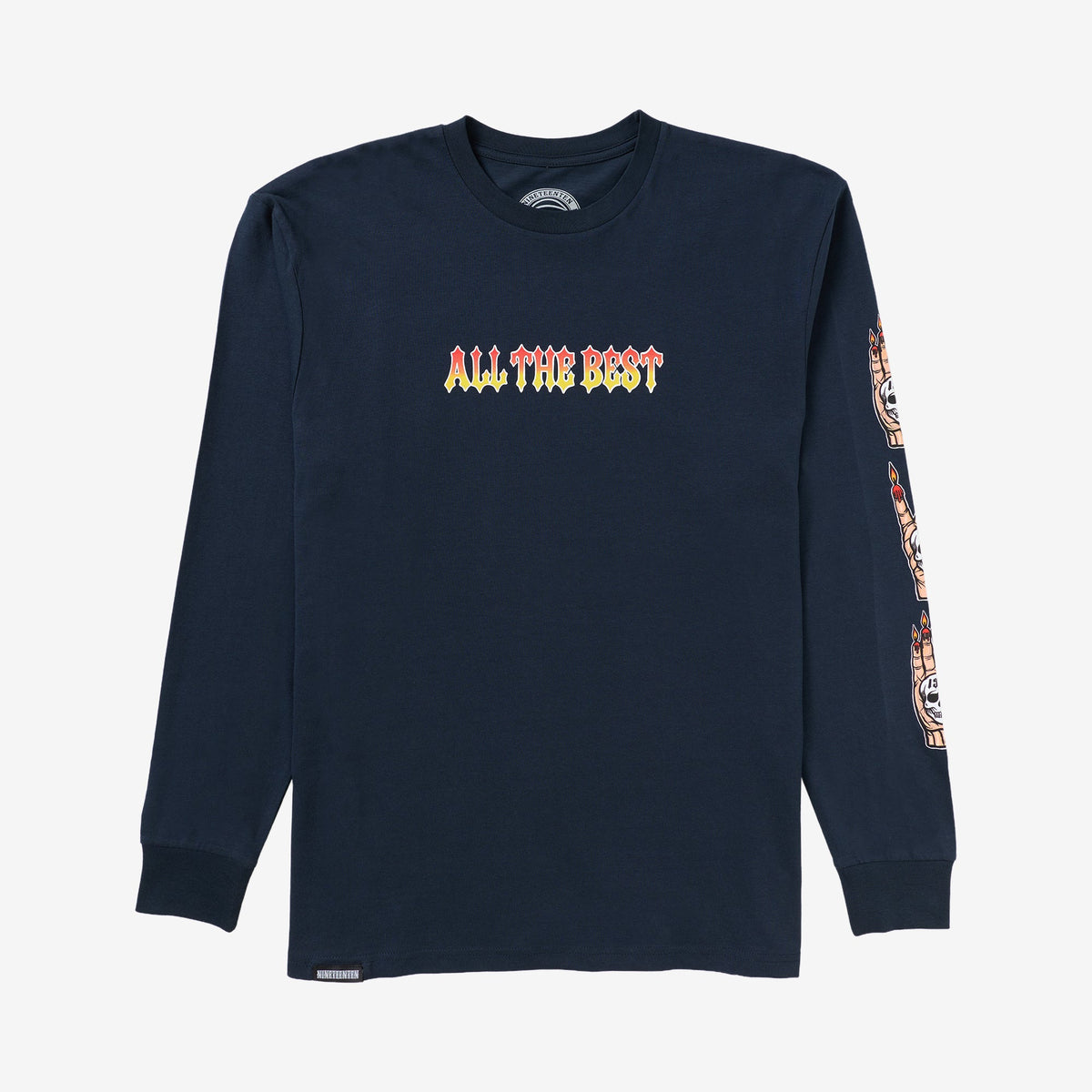 Arrows In The Dark LS Tee // NAVY