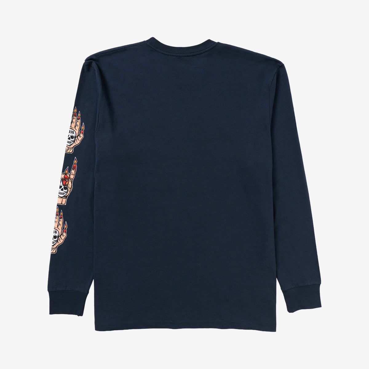 Arrows In The Dark LS Tee // NAVY