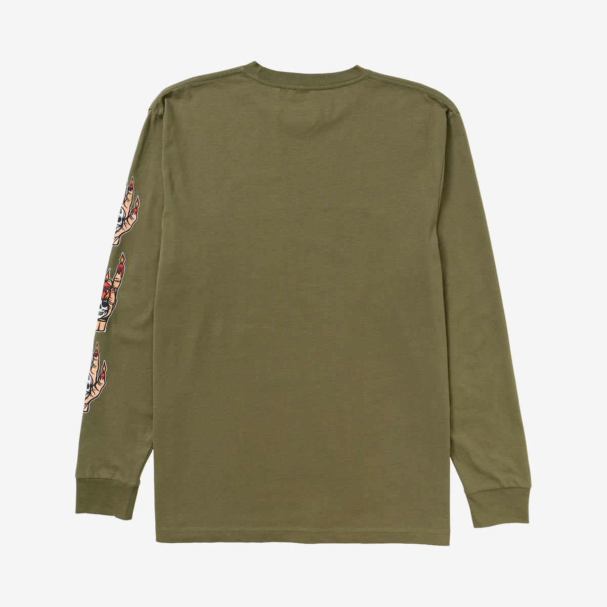 Arrows In The Dark LS Tee // OLIVE