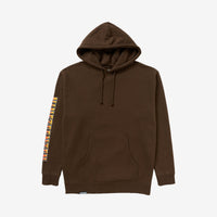 Hawks On The Run Pullover Hoodie // BROWN