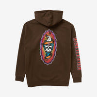 Hawks On The Run Pullover Hoodie // BROWN