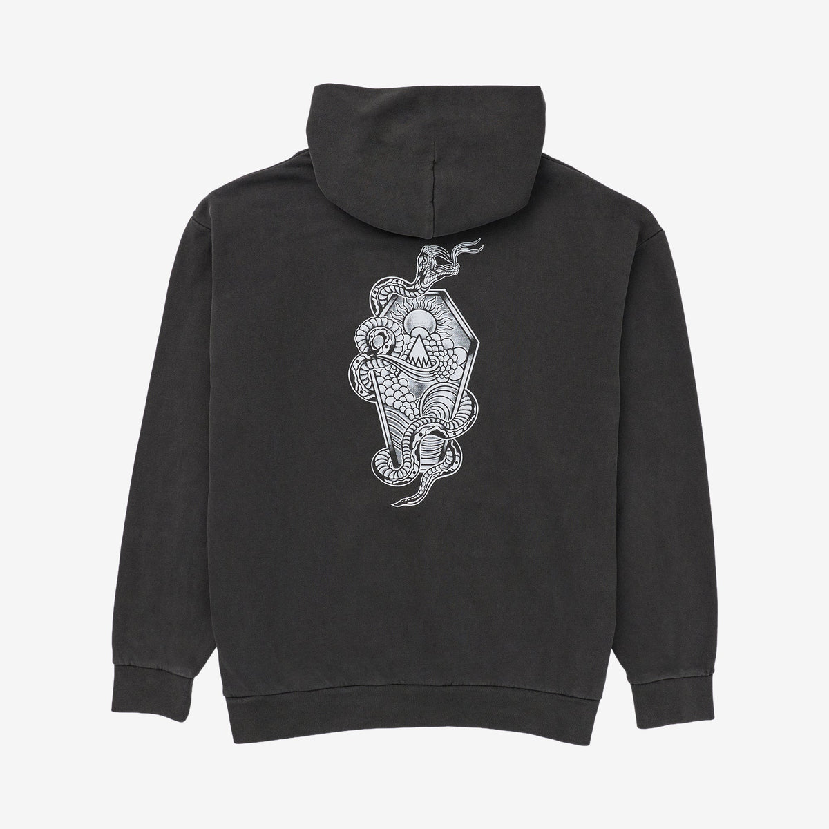 Age Of Winters G420 Pigment Dyed Hoodie // PIGMENT BLACK