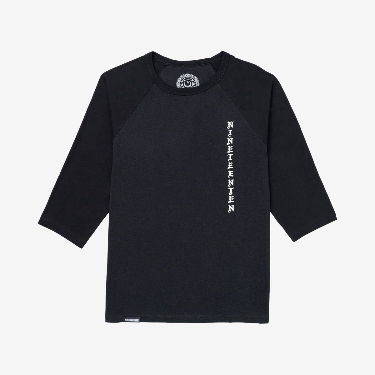 Age Of Winters Blacked Out Raglan // BLACK