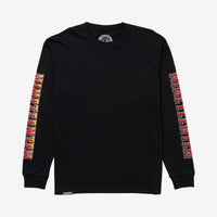 Hawks On The Run LS Tee // BLACK