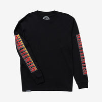 Hawks On The Run LS Tee // BLACK