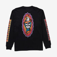 Hawks On The Run LS Tee // BLACK