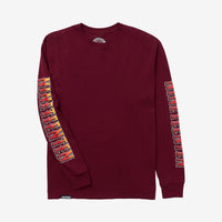 Hawks On The Run LS Tee // MAROON