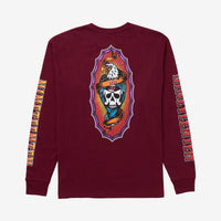 Hawks On The Run LS Tee // MAROON