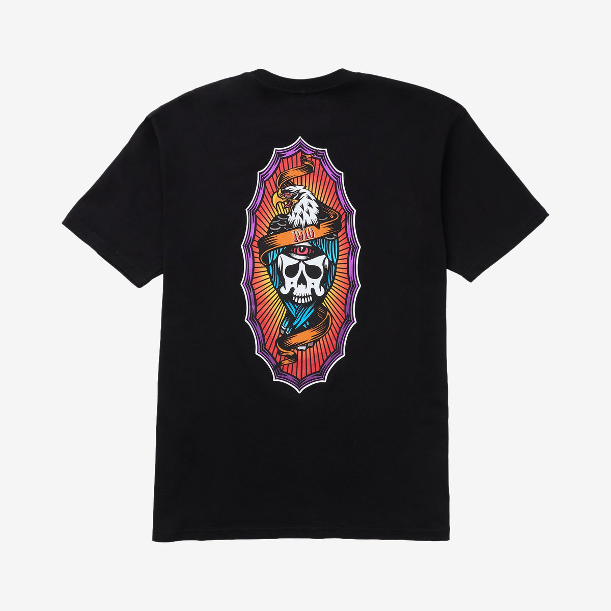 Hawks On The Run SS Tee // BLACK