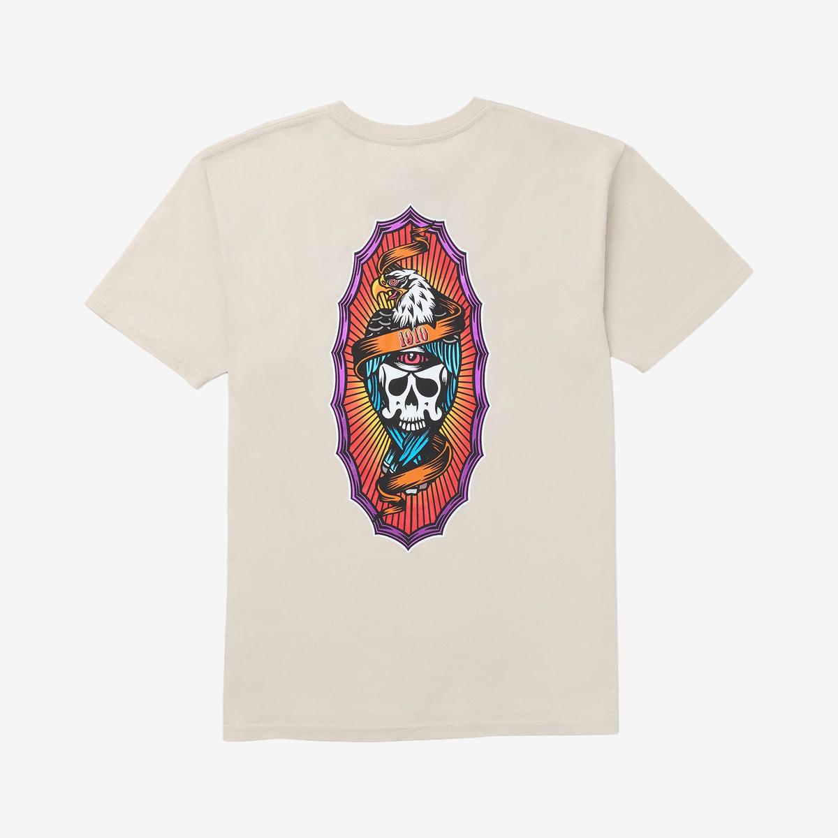 Hawks On The Run SS Tee // BONE
