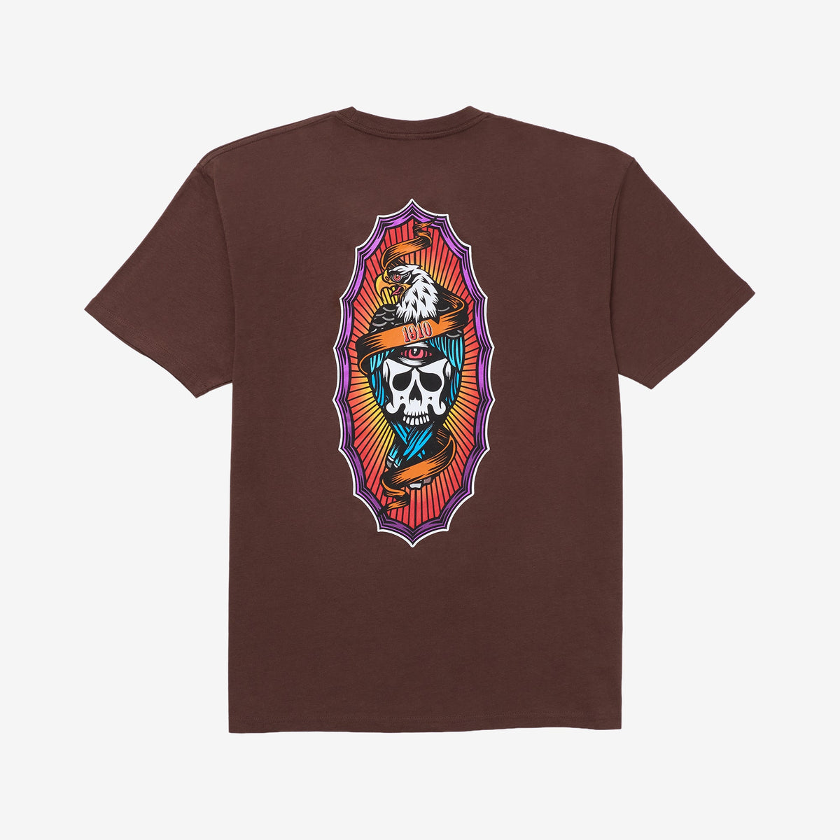 Hawks On The Run SS Tee // BROWN
