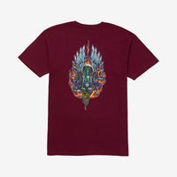 Freya  SS Tee // MAROON