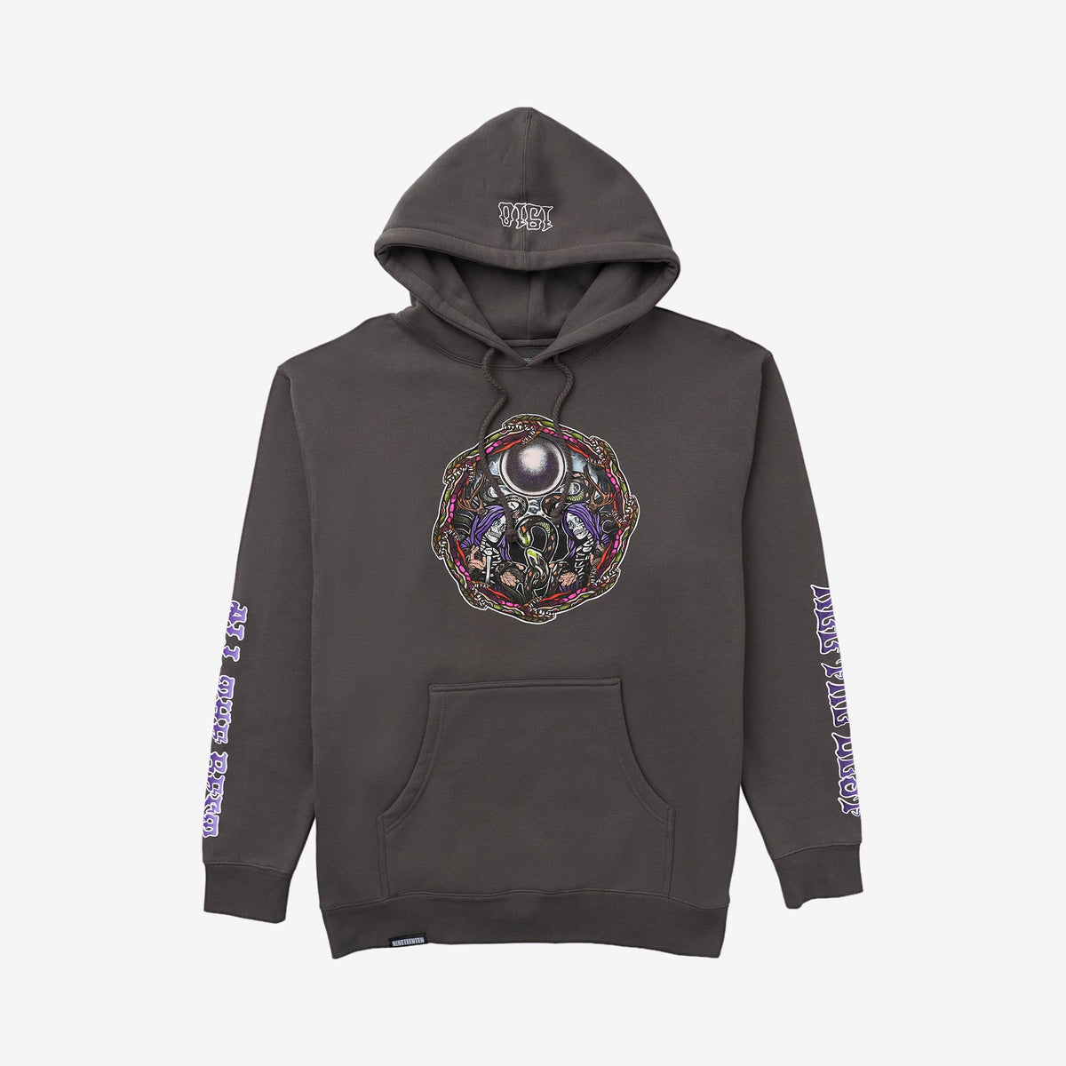 Hidden Masters ATB Pullover Hoodie // CHARCOAL