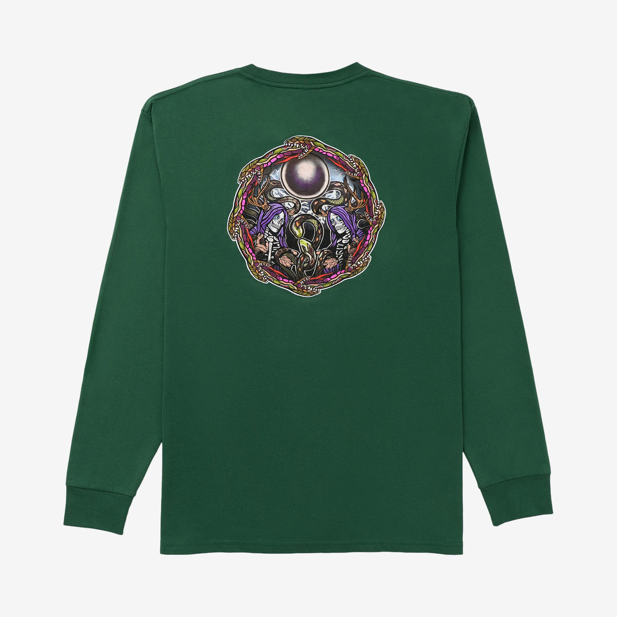 Hidden Masters LS Tee // GREEN