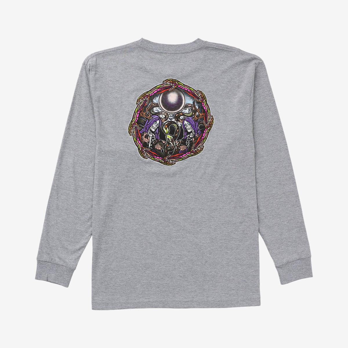 Hidden Masters LS Tee // HEATHER GREY