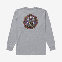 Hidden Masters LS Tee // HEATHER GREY