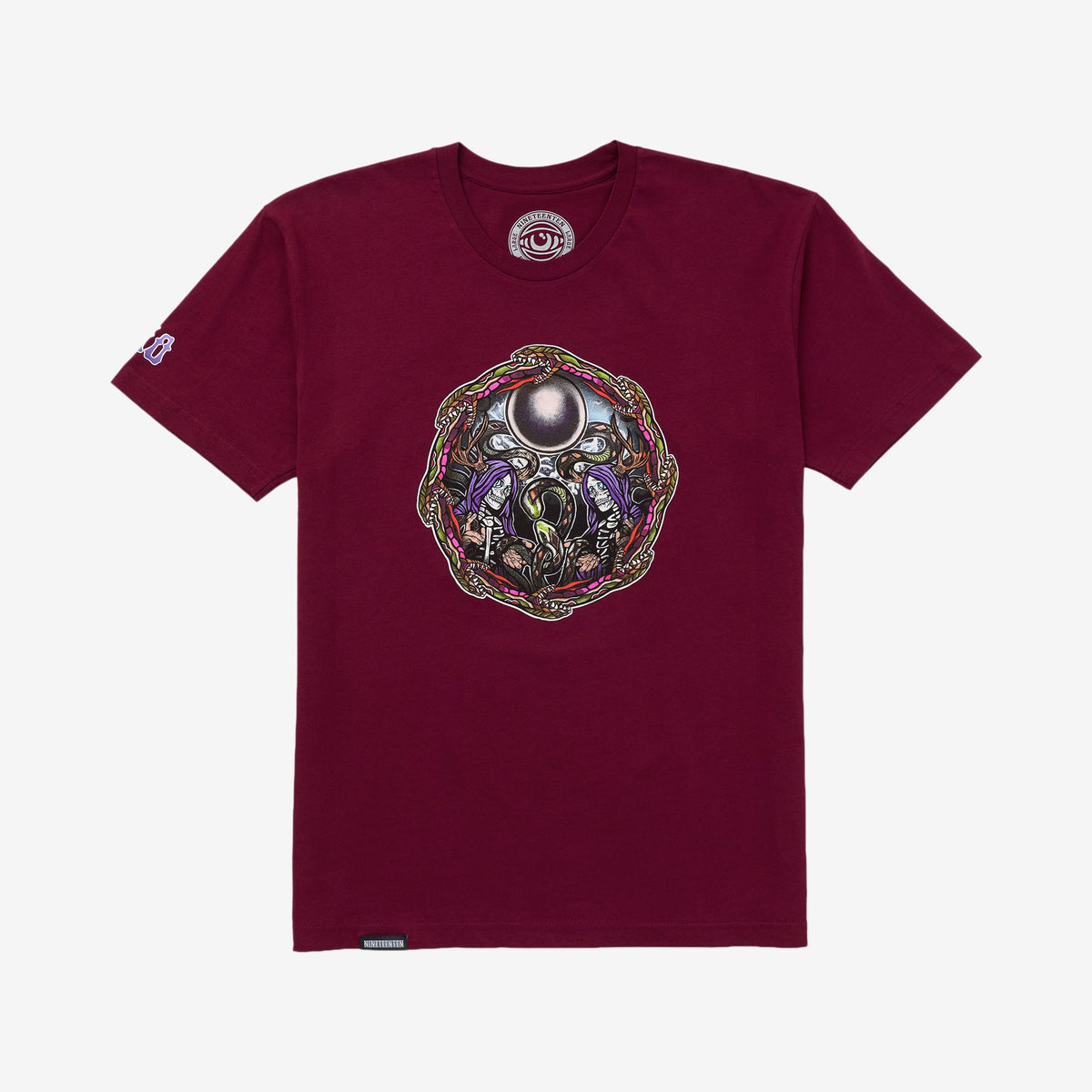 Hidden Masters SS Tee // MAROON