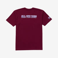 Hidden Masters SS Tee // MAROON