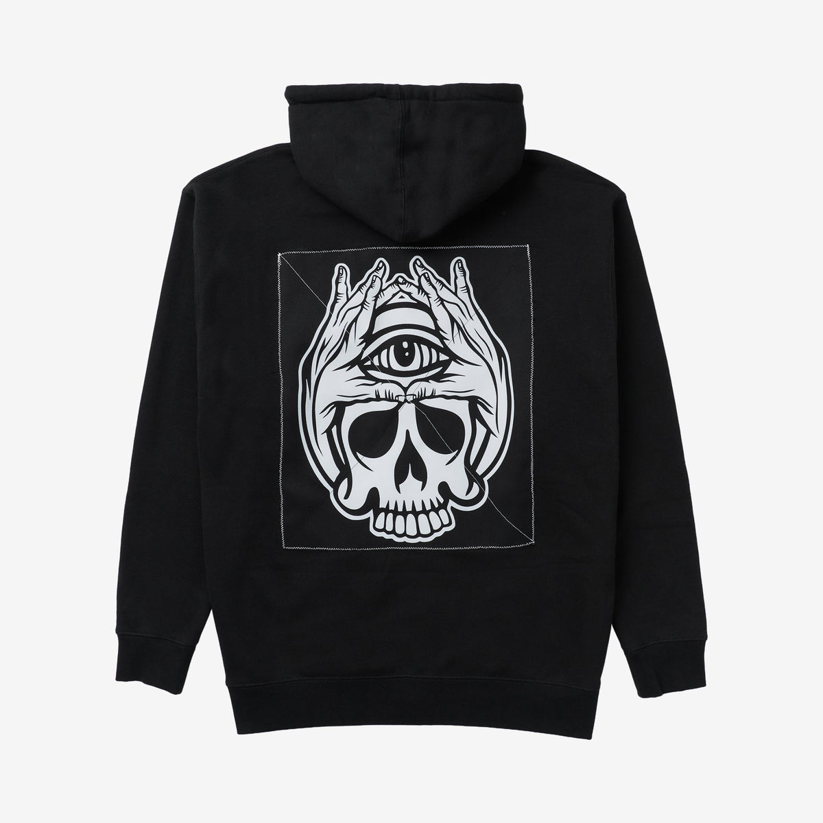 The Holder Zig Zag Zip Fleece // BLACK