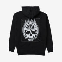 The Holder Zig Zag Zip Fleece // BLACK
