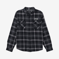 Burslem LS Flannel // CHARCOAL