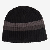 Broken Straight Beanie // BLACK