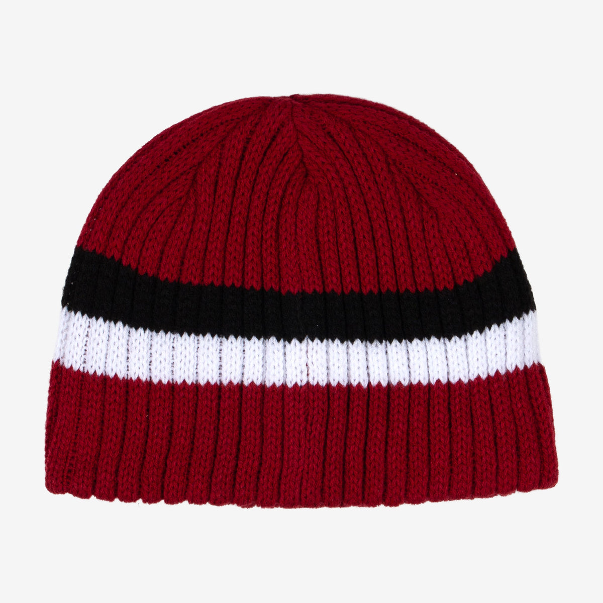 Broken Straight Beanie // RED