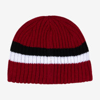 Broken Straight Beanie // RED