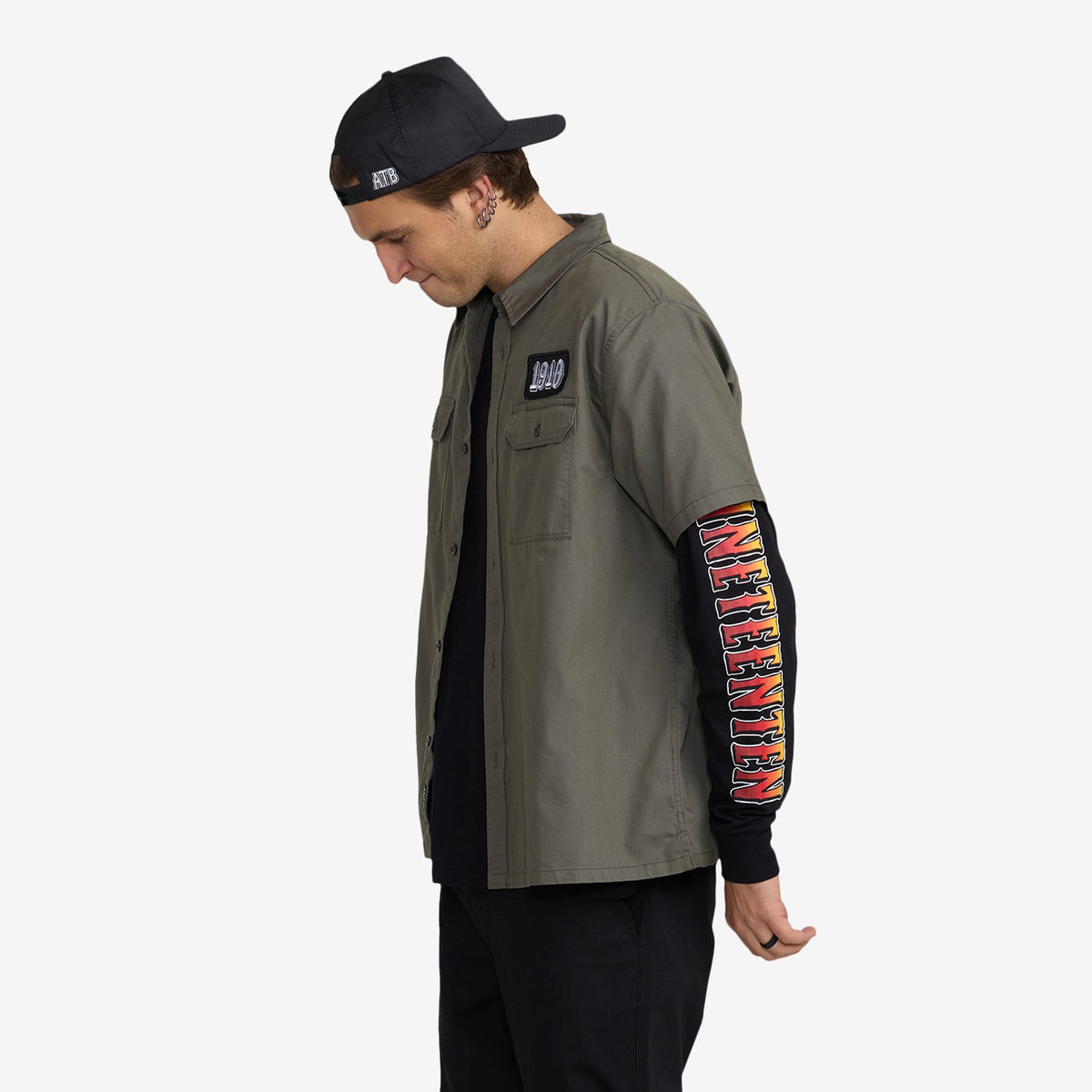 Ozma SS Woven // OLIVE