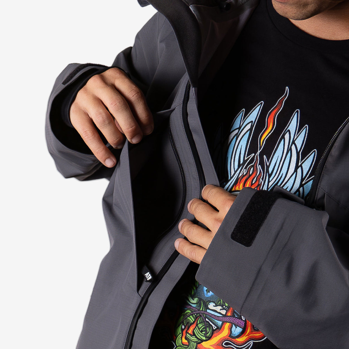 AUBURN 3L SNOW JACKET // STORM GREY