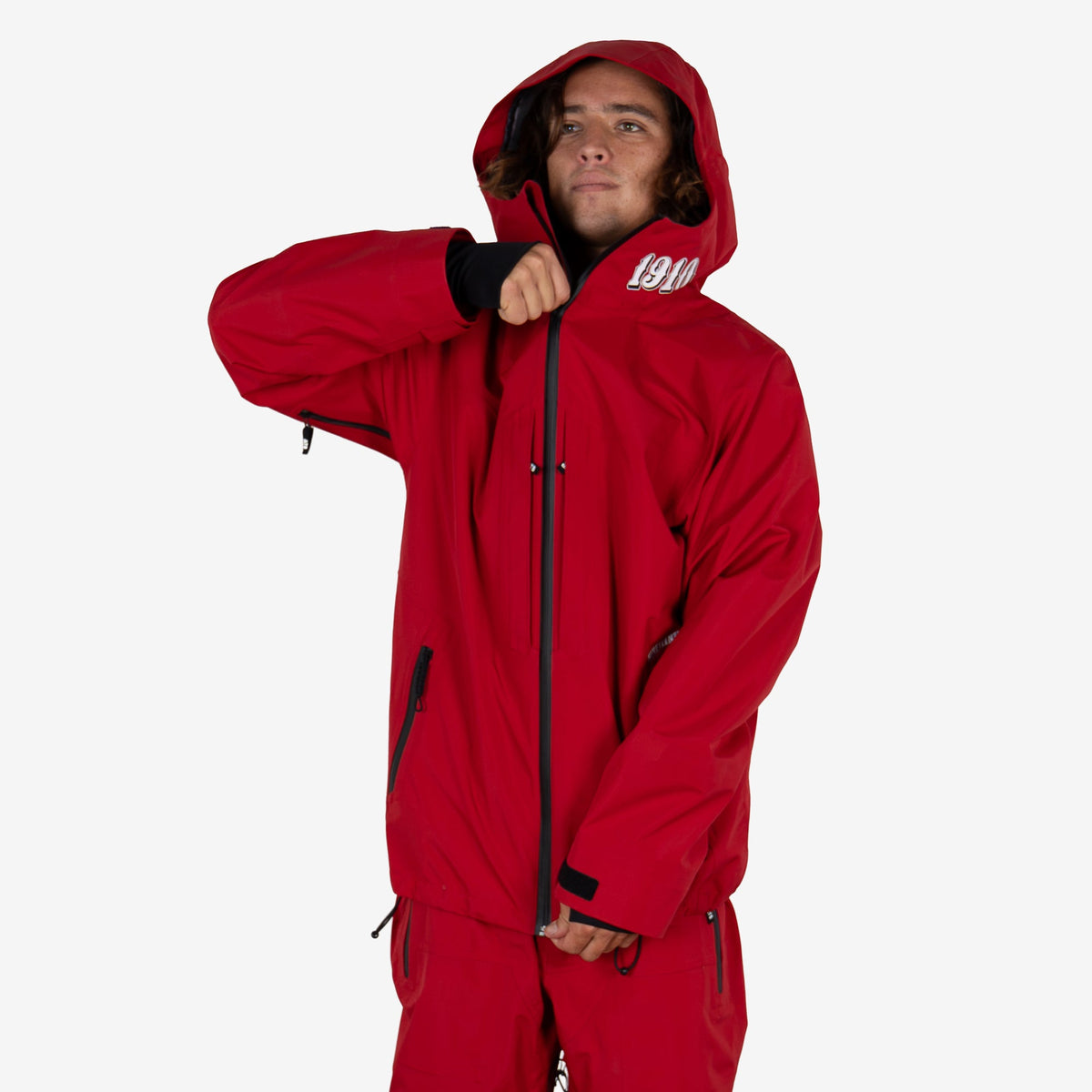 AUBURN 3L SNOW JACKET // DISTRICT RED