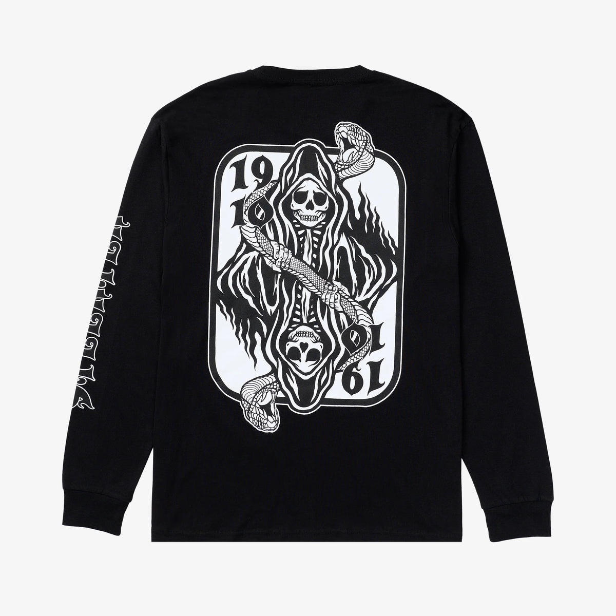 Ace of Snakes LS Tee // Black