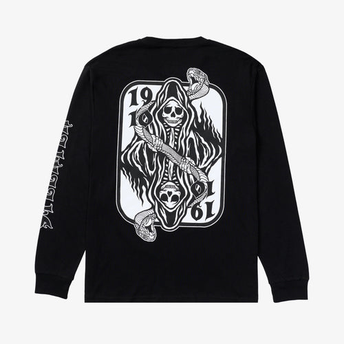 Ace of Snakes LS Tee // Black