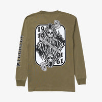 Ace of Snakes LS Tee // Military Green