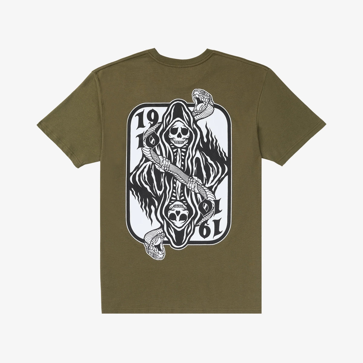 Ace of Snakes SS Tee // Military Green