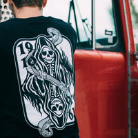 Ace of Snakes LS Tee // Black