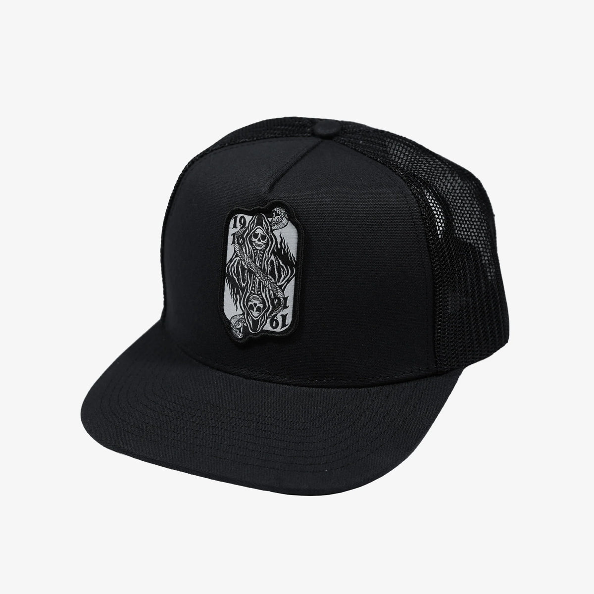Ace of Snakes Trucker // Black