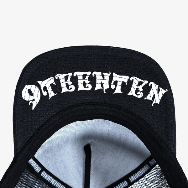 Ace of Snakes Trucker // Black