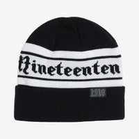 Ironhorse Beanie // Black/White