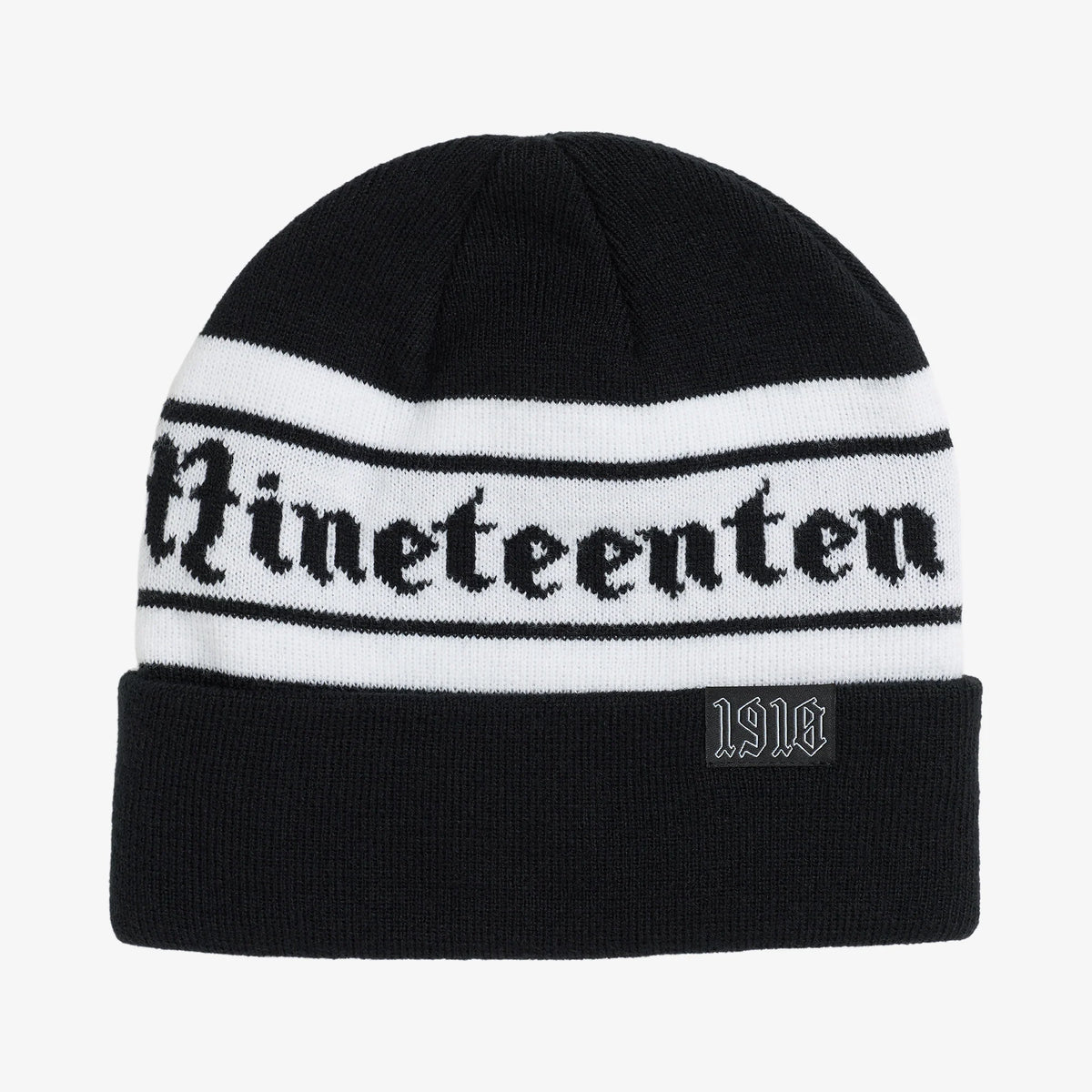 Ironhorse Beanie // Black/White