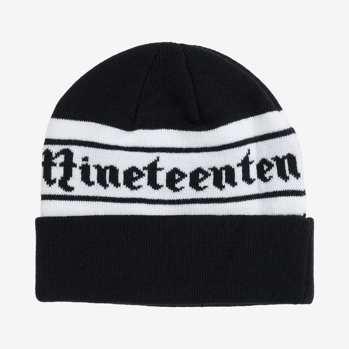 Ironhorse Beanie // Black/White