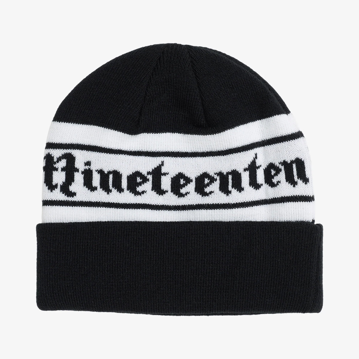Ironhorse Beanie // Black/White